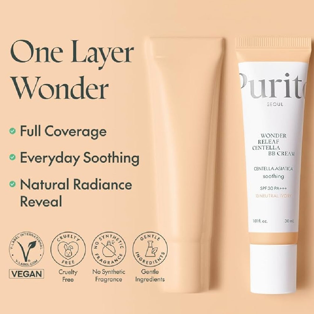 PURITO WONDER RELEAF CENTELLA BB CREAM