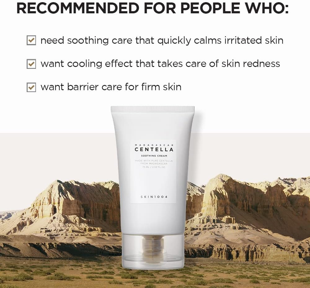 SKIN1004 MADAGASCAR CENTELLA SOOTHING CREAM 75ml – M COSMETICS