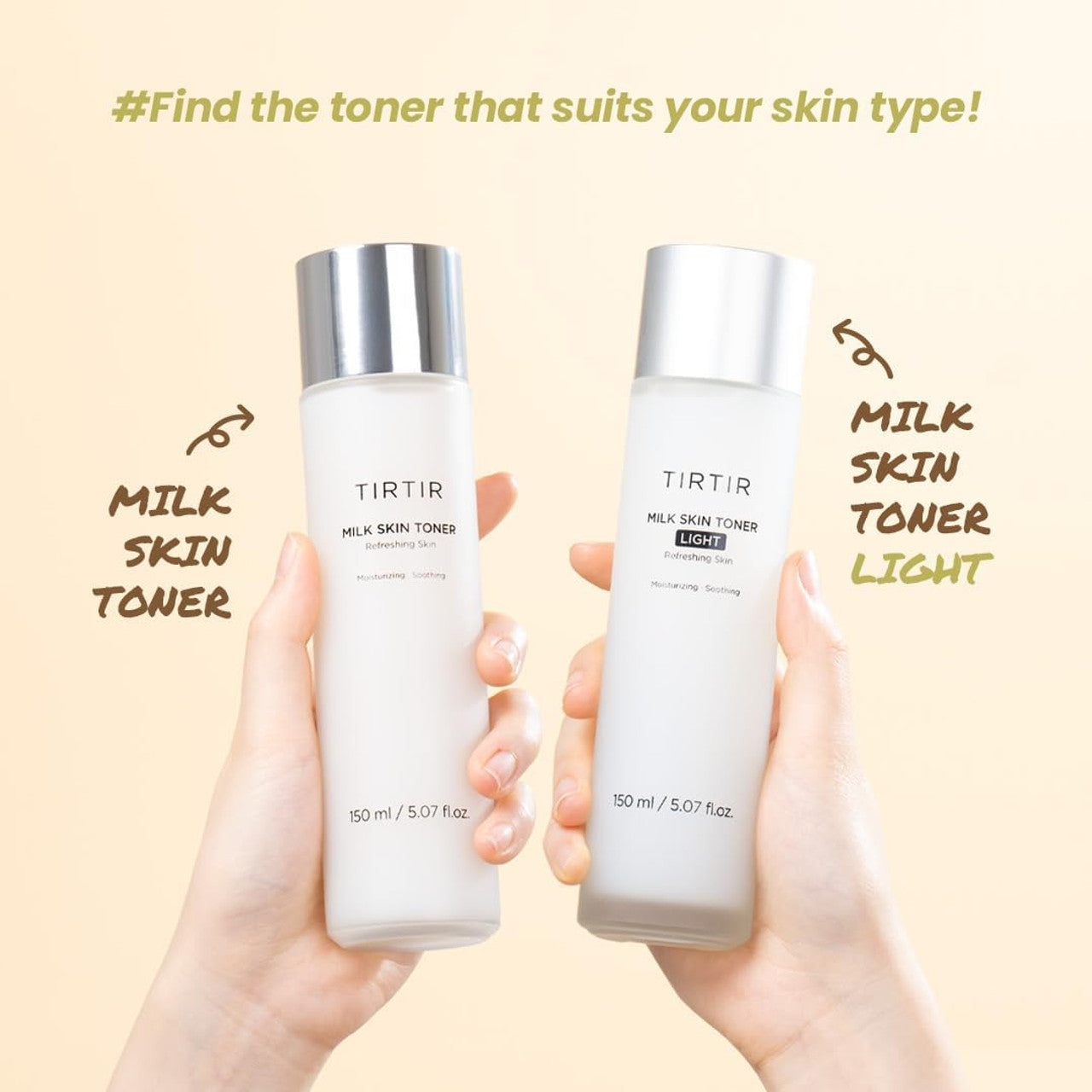 TIRTIR MILK SKIN TONER LIGHT 150ml