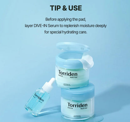 TORRIDEN DIVE-IN LOW MOLECULE HYALURONIC ACID MULTI PADS (80 PADS)