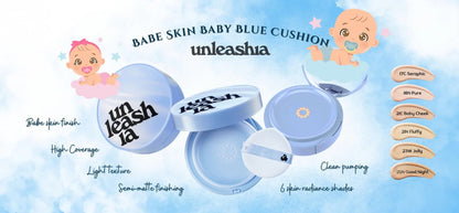 UNLEASHIA BABE SKIN BABY BLUE CUSHION SPF40 PA++ 15g