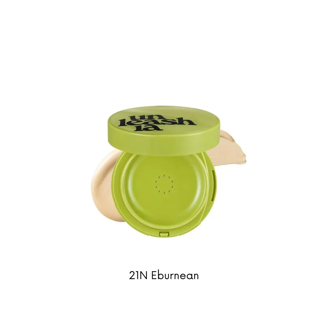 UNLEASHIA SATIN WEAR HEALTHY-GREEN CUSHION SPF30 PA++ 15g