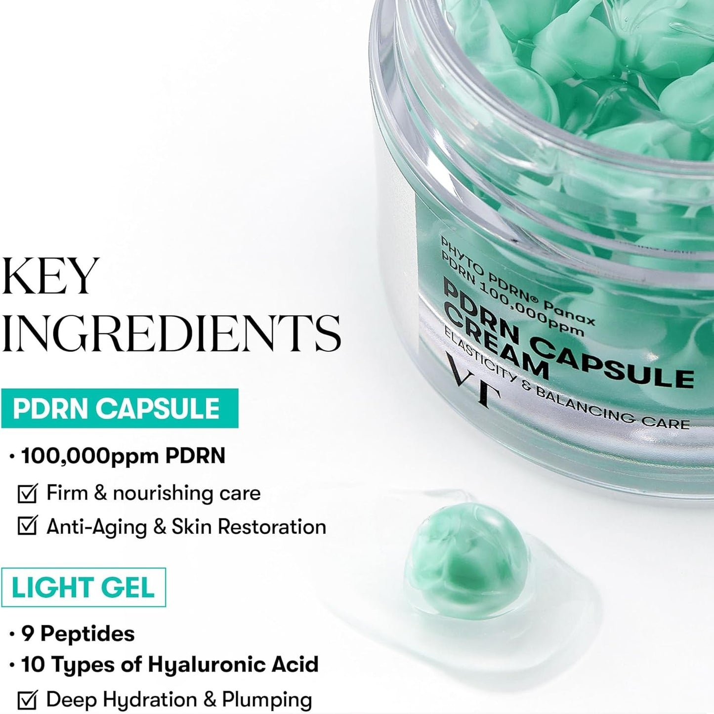 VT COSMETICS PDRN CAPSULE CREAM 100
