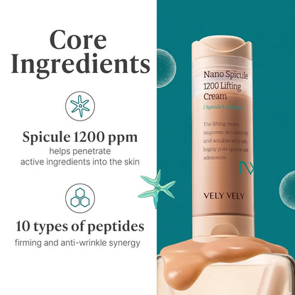 VELY VELY NANO SPICULE 1200 LIFTING CREAM