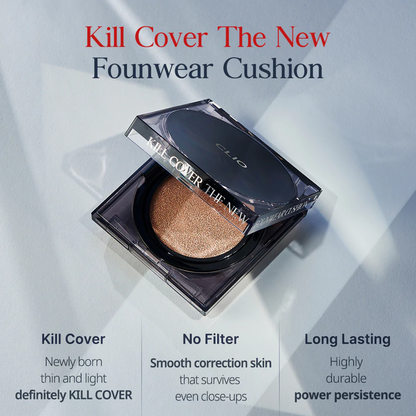 CLIO KILL COVER THE NEW FOUNWEAR CUSHION (15g X 2EA) SPF50+ PA+++